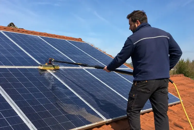 Nettoyage et entretien de panneaux solaires à Saint-Varent