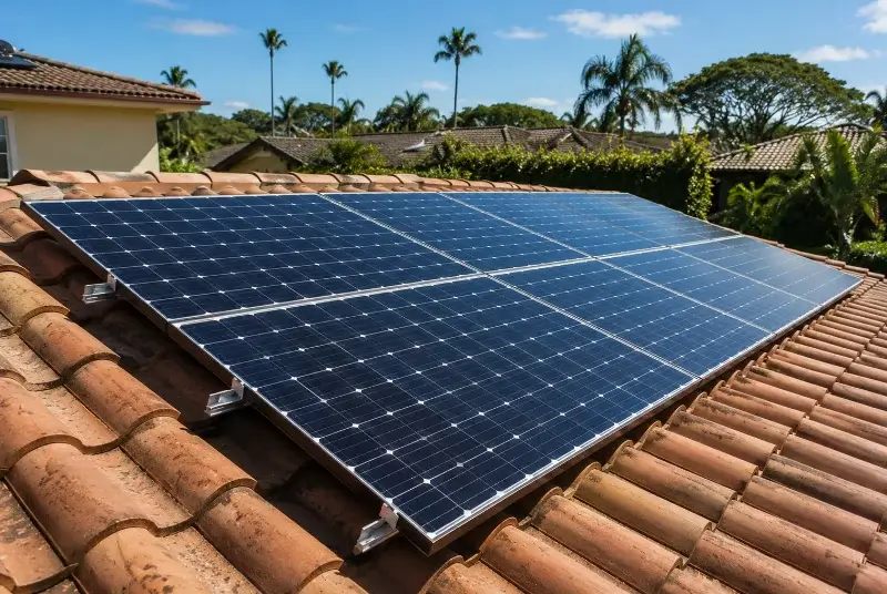 Installation de panneaux solaires à Saint-Varent